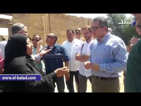 صدى البلد | وزير الآثار يتفقد معبد الطود بالأقصر