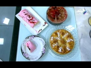 فطائر الميلفاي بالخوخ - تشيزكيك بالشوكولاتة  - أيس كريم