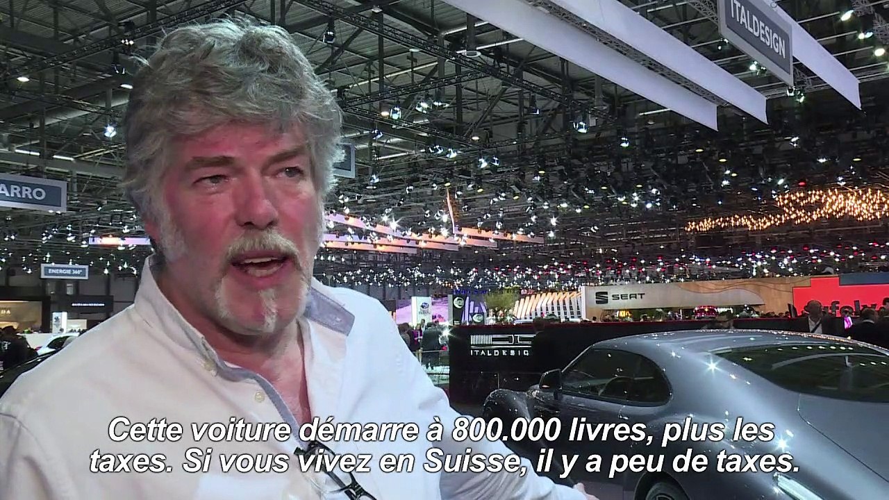 Des voitures extravagantes au salon de Génève