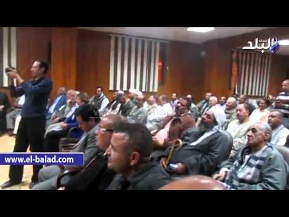 صدى البلد |  مؤتمر شعبى لبيت العائلة المصرية بمركز أطسا بالفيوم