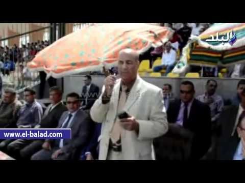 صدى البلد | محافظ بني سويف يشهد نهائي دورى مراكز الشباب لكرة القدم