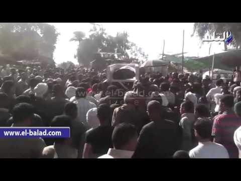 صدى البلد |شاهد جنازتين لشهيد العريش بالفيوم