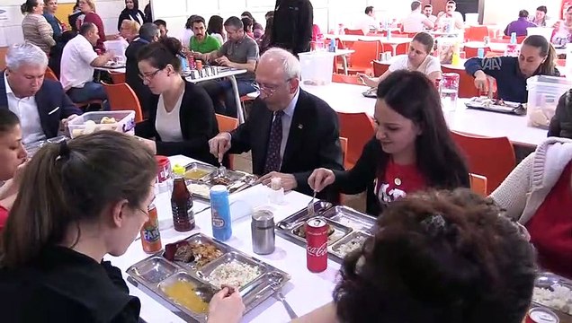 CHP Genel Başkanı Kemal Kılıçdaroğlu, kadın işçileri ziyaret etti - EDİRNE