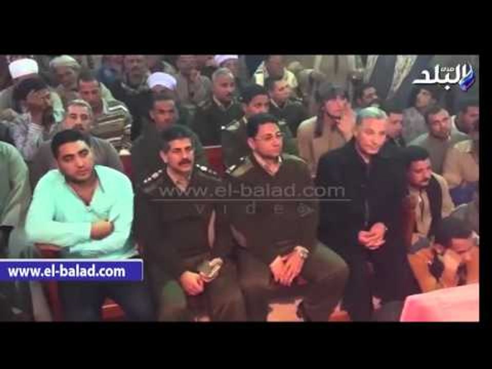 صدى البلد |  الآلاف يشيعون جثمان الشهيد المجند كميل بسوهاج