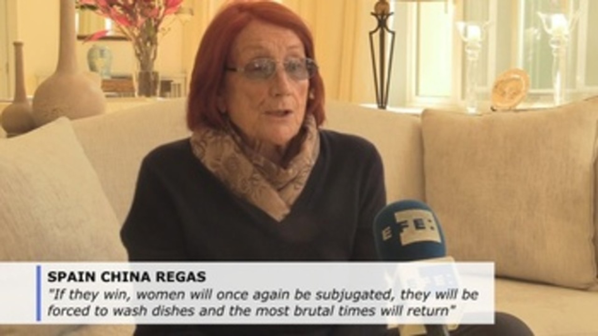 ⁣Spanish author Rosa Regas fears effect of rising right wing on women's rights