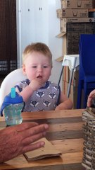 One-Year-Old Tries Vegemite for the First Time