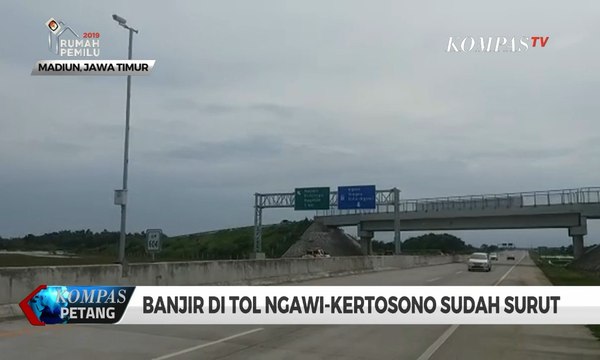 Pascabanjir, Tol Ngawi-Kertosono Beroperasi Normal