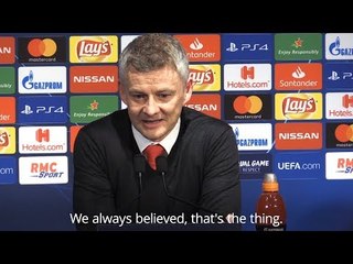 Solskjaer Says 'We Always Believed' As Man United Defy The Odds To Beat PSG