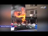 صدى البلد | السيطرة على حريق هائل بمحل تجاري شرق الإسكندرية