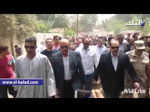 صدى البلد | تشييع جثمان مجند الفيوم شهيد الحادث الإرهابى برفح