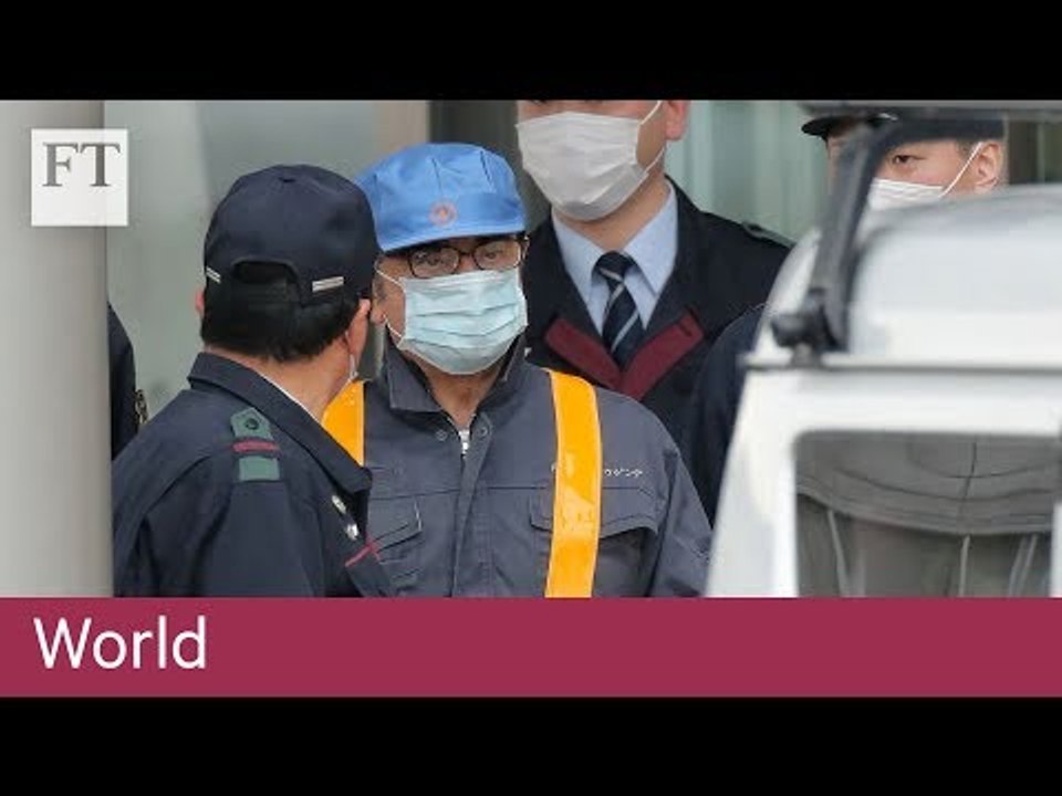 Carlos Ghosn leaves Tokyo jail in disguise