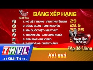 THVL | Tuyệt đỉnh song ca - Cặp đôi vàng | Tập 1: Bảng xếp hạng