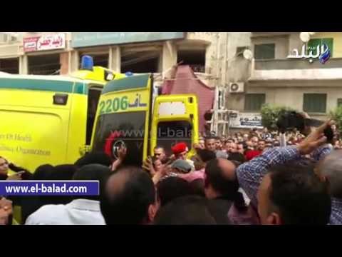 صدى البلد | تشييع جثمان شهيد سيناء بالدقهلية وسط زغاريد النساء