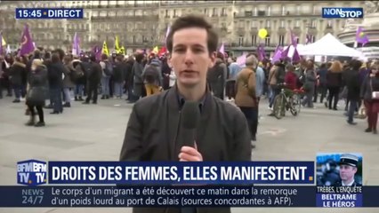 Journée internationale des droits des femmes: une manifestation a lieu ce vendredi place de la République, à Paris