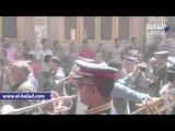 صدى البلد | جنازة  شهيد القوات المسلحة بالمحلة تتحول لمظاهرة ضد الإرهاب