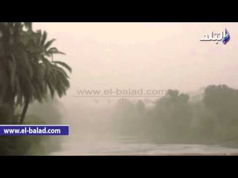صدى البلد | رياح وأتربة تجتاح محافظة سوهاج