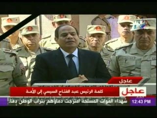 الرئيس السيسي للمصريين : اطمئنوا.. غدا سيكون أفضل و" تحيا مصر"