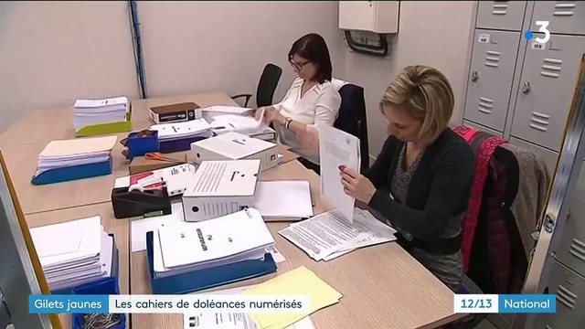 Gilets jaunes : les cahiers de doléances numérisés