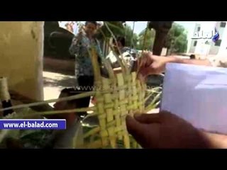 صدى البلد |   كنائس أسوان تحتفل بـ"أحد السعف"