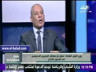 صدى البلد |«سعفان»: 5 ملايين عامل مصري منتشرون في جميع أنحاء العالم