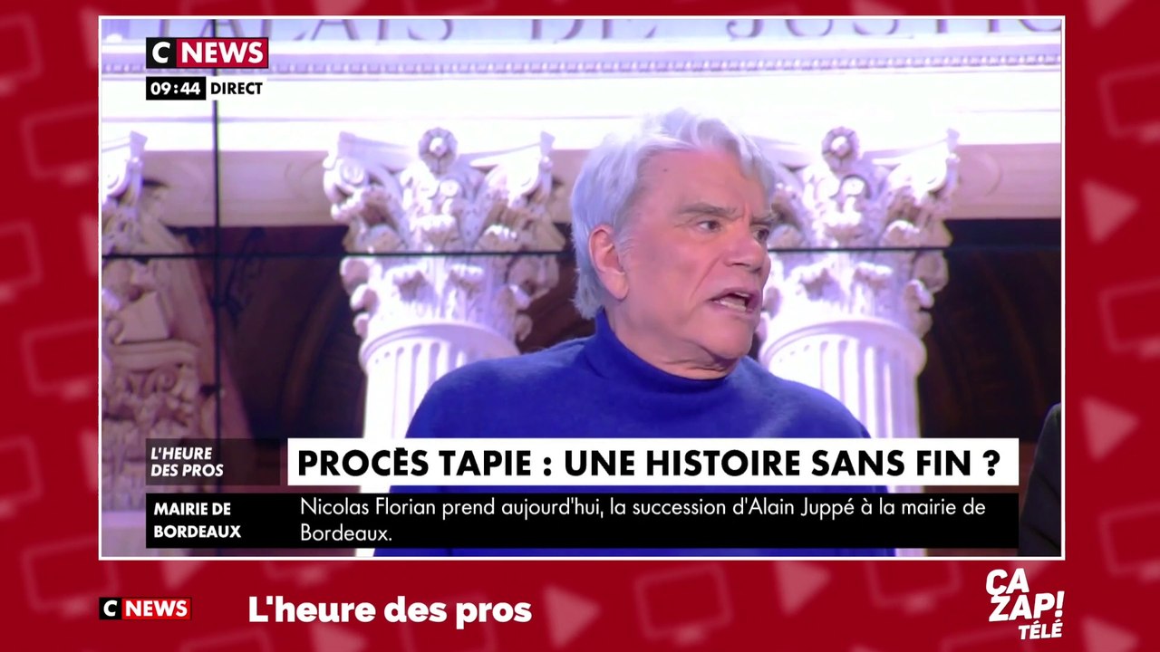 Clash en direct entre Bernard Tapie, Robert Ménard et Pascal Praud