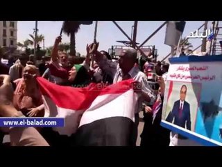 صدى البلد | تظاهرة بـ"القائد إبراهيم" دعما للدولة في مواجهة الإرهاب