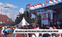 Deklarasi Alumni Perguruan Tinggi Lampung Dukung Jokowi