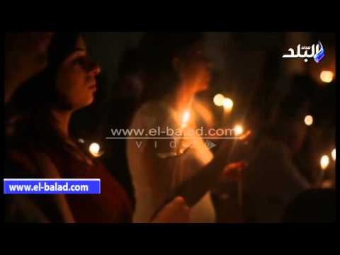 صدى البلد | البابا تواضروس يجسد تمثيلية القيامة