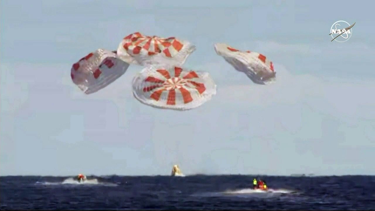 SpaceX-Raumkapsel sicher im Atlantik gelandet