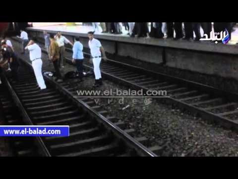 صدى البلد |انتحار شاب تحت عجلات المترو بمحطة عرابى