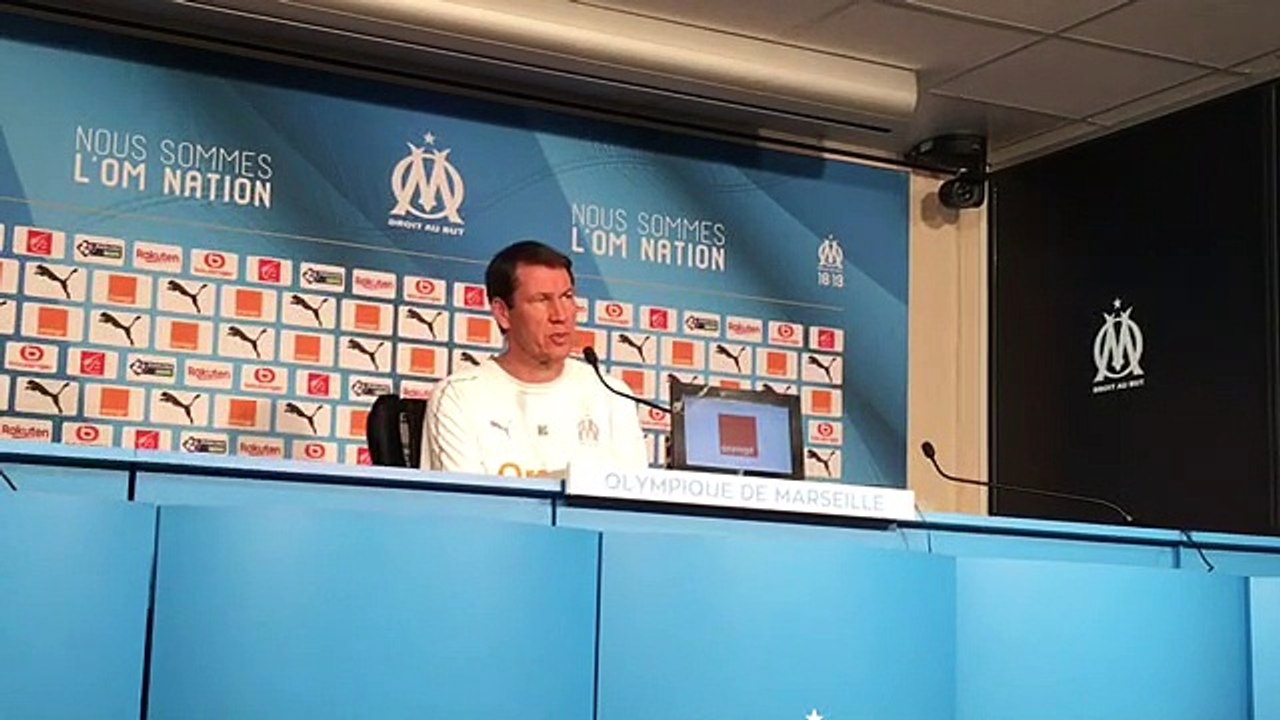 OM-Nice : "Être capable de reproduire l'entame de match de dimanche dernier face à l'ASSE" (Garcia)