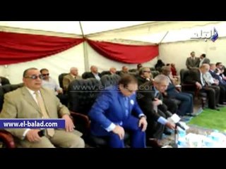 صدى البلد | أبوالعينين خلال تكريمه بالأكاديمية البحرية: كل التحية لشهداء وطننا  والطلاب يهدونه «شال»