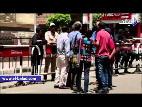 صدى البلد | لحظة وصول متهمي تظاهرات 25 ابريل إلي جنح قصر النيل