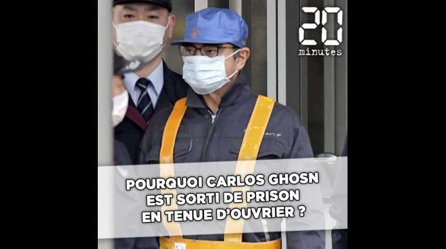 Pourquoi Carlos Ghosn est sorti de prison en tenue d'ouvrier ?