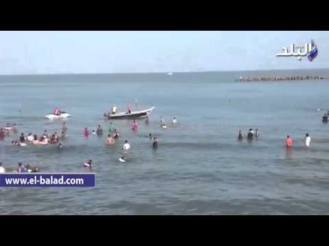 صدى البلد | راس البر بدمياط تستقبل روادها للاحتفال بشم النسيم