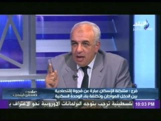 سيف الدين فرح (خبير الاقتصاد العمرانى ): الوحدات التى طرحتها وزارة الإسكان ليست للشباب