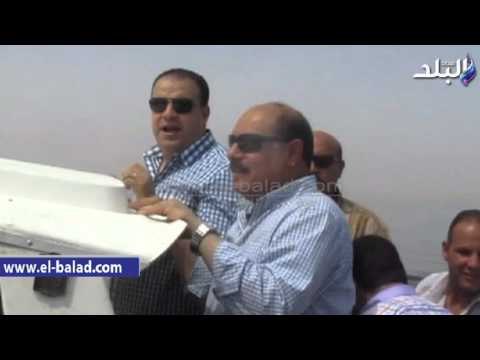 صدى البلد | محافظ الفيوم على ظهر «لنش» بحرى للأطمئنان على الخدمات فى بحيرة قارون