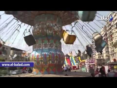 صدى البلد | أهالى الدقهلية يتوافدون على الحدائق فى عيد شم النسيم