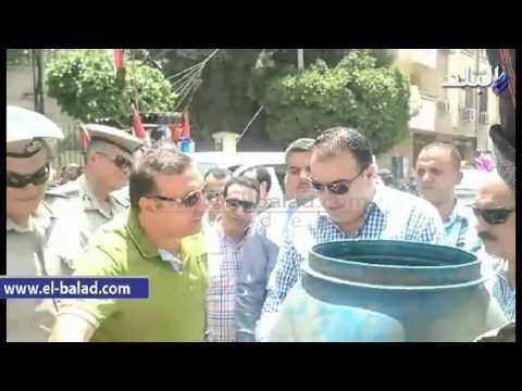 صدى البلد | ضبط سيارة محملة بلحوم وأسماك فاسدة بالفيوم