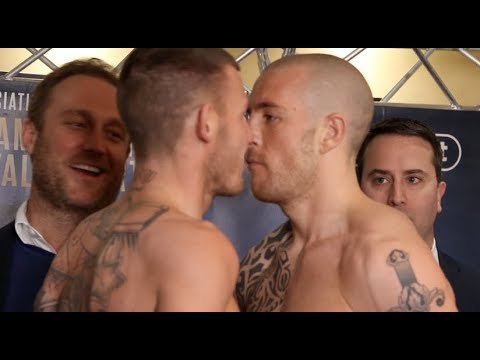INTENSE! - LIAM WILLIAMS v JOE MULLENDER **FINAL** HEAD-TO-HEAD @ WEIGH-IN / BRITISH TITLE FIGHT