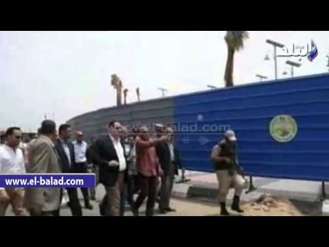 صدى البلد | محافظ الفيوم يتفقد أعمال تطوير ميدان عبد المنعم رياض