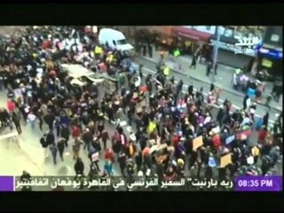 بالفيديو مظاهرات حاشدة فى نيويورك رفضا للممارسات القمعية للشرطة الامريكية