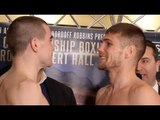 FIGHT OF THE NIGHT? - JOHNNY GARTON v CHRIS JENKINS *FINAL* HEAD-TO-HEAD @ WEIGH-IN / BRITISH TITLE