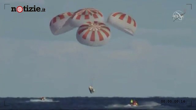 SpaceX, la capsula della Nasa Crew Dragon torna sulla terra | Notizie.it
