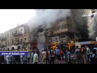 صدى البلد | "خراب" و"دمار" بمنطقة "الرويعي" بعد حريق العتبة