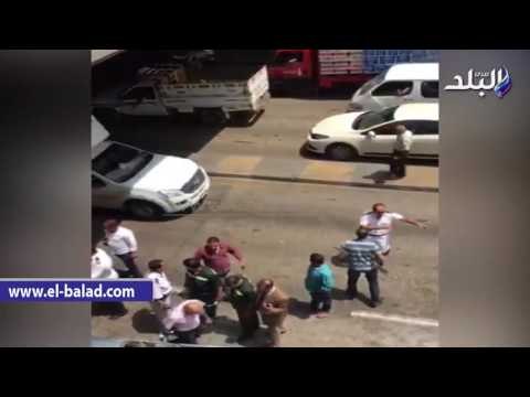 صدى البلد | لحظة سقوط سيارة ملاكى داخل نفق المرغنى