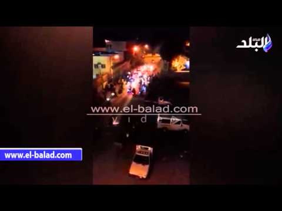 صدى البلد |  الاهالي يستقبلون الطفلة المختطفة بـ"الألعاب النارية" ببني سويف