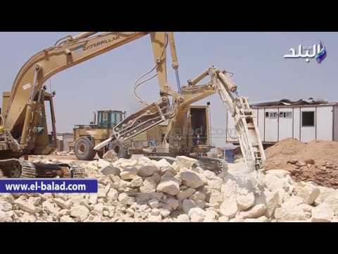 صدى البلد | حفارات شركات المقاولات تعمل على قدم وساق في الحي السكني بالعاصمة الإدارية الجديدة