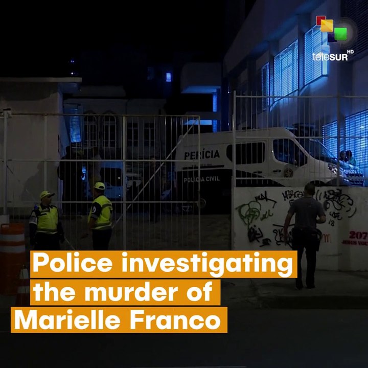 Police Investigating The Murder Of Marielle Fra...