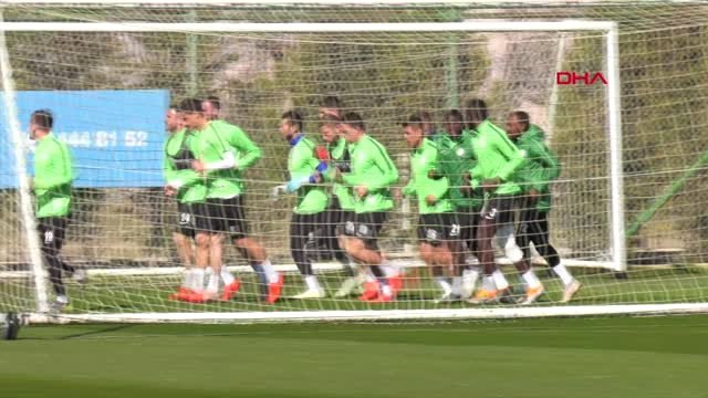 Spor Atiker Konyaspor Taktik Çalıştı